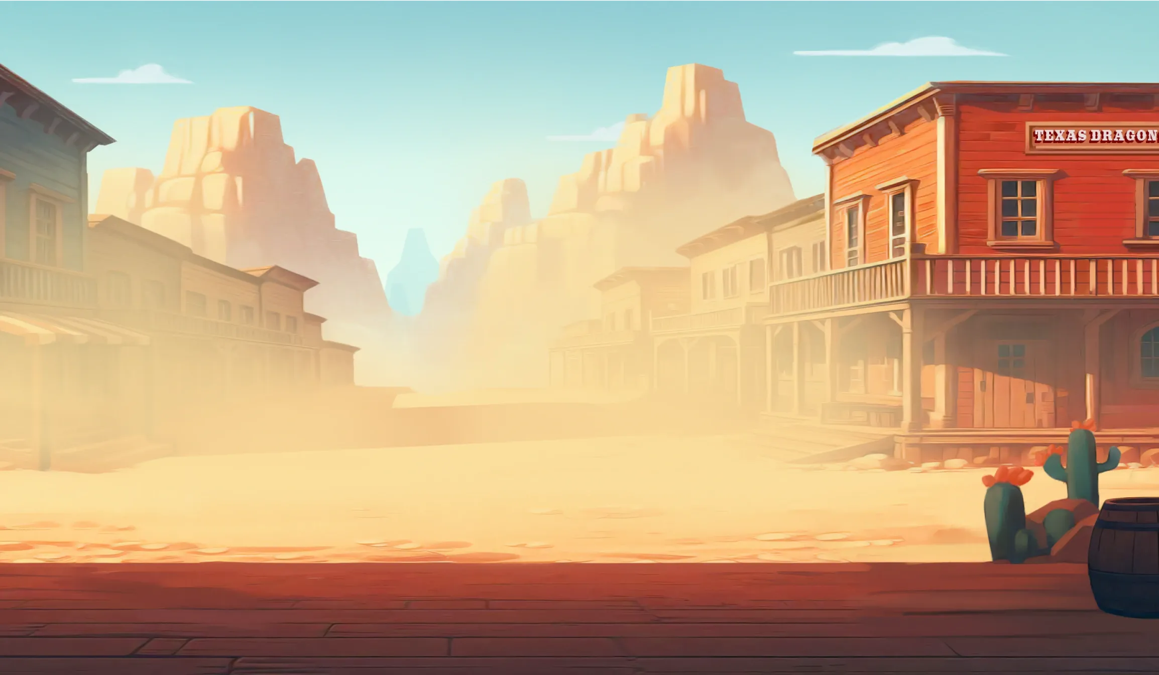 Texas Dragons tablet action banner background