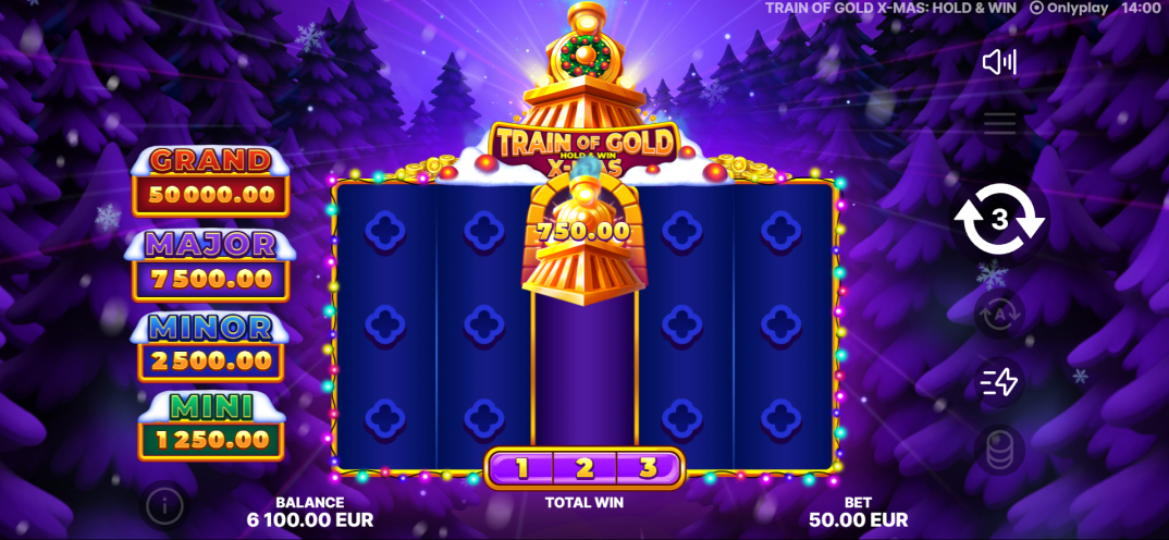 Train of Gold X-Mas: Hold & Win gameplay screenshot 5