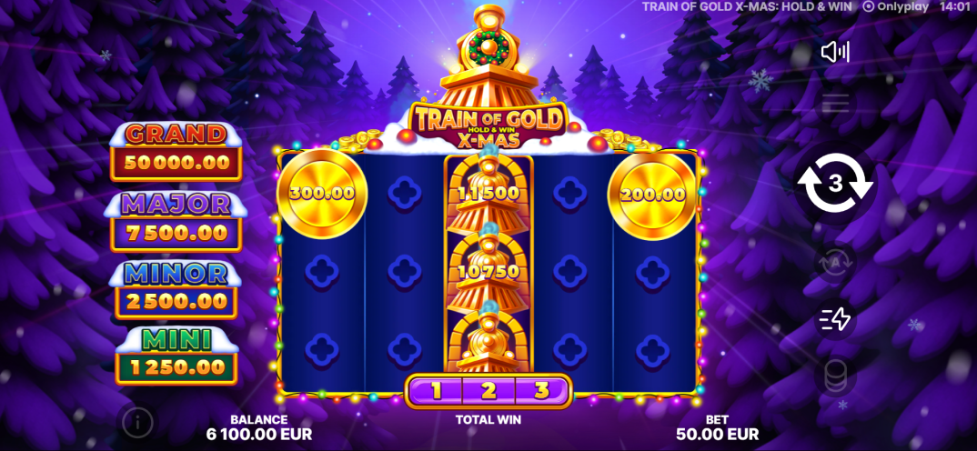 Train of Gold X-Mas: Hold & Win gameplay screenshot 7