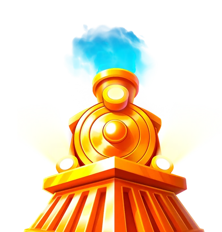 Train of Gold: Hold & Win mobile action banner character