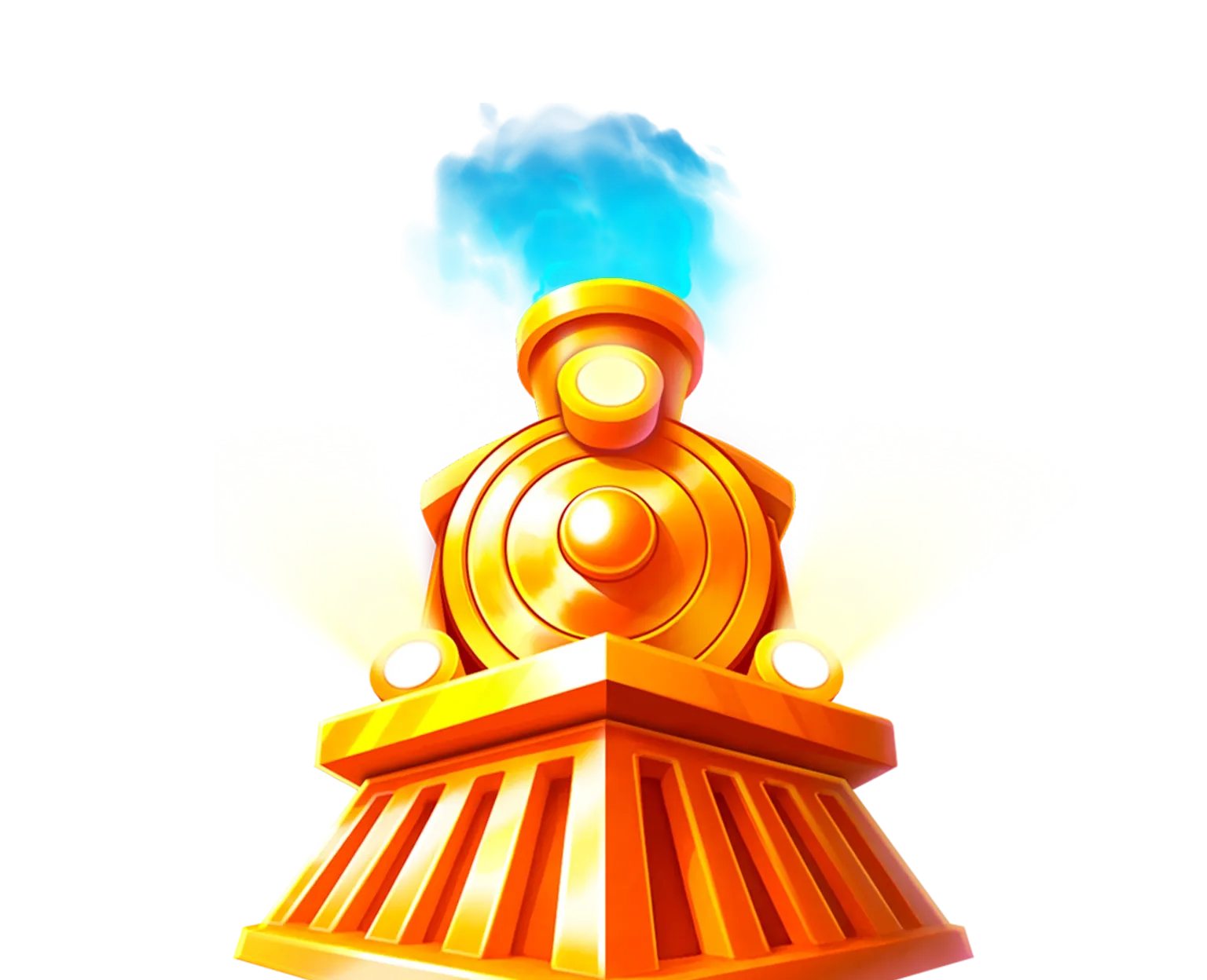 Train of Gold: Hold & Win tablet action banner character