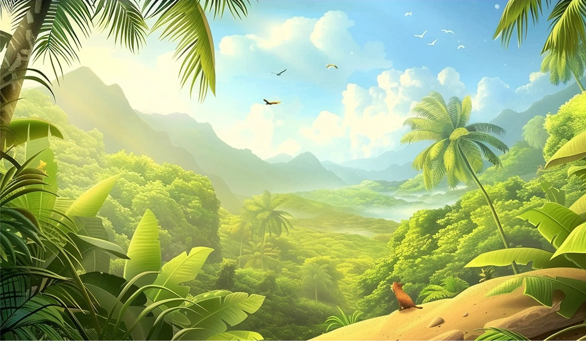 Tropicana Fruits tablet action banner background