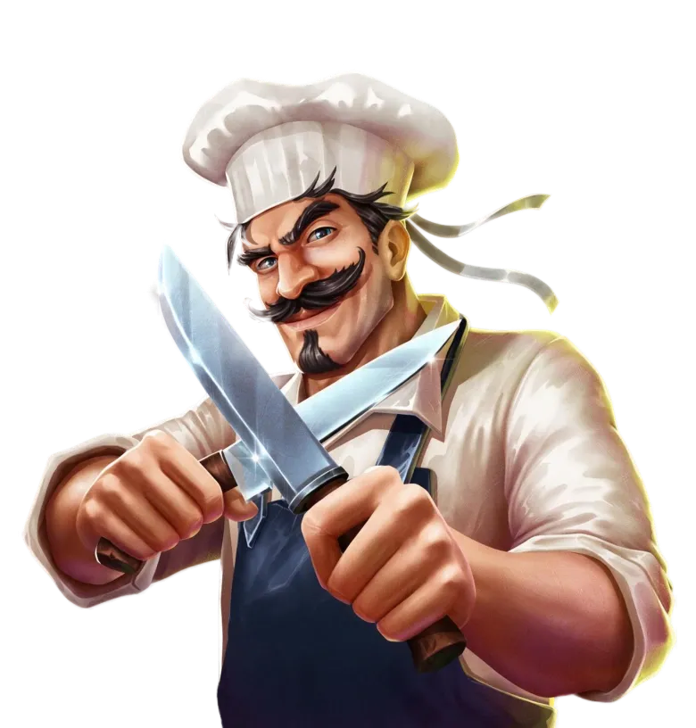 Urban Tastes mobile action banner character