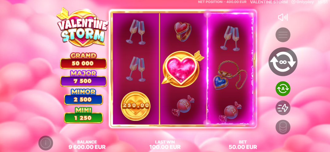 Valentine Storm gameplay screenshot 2