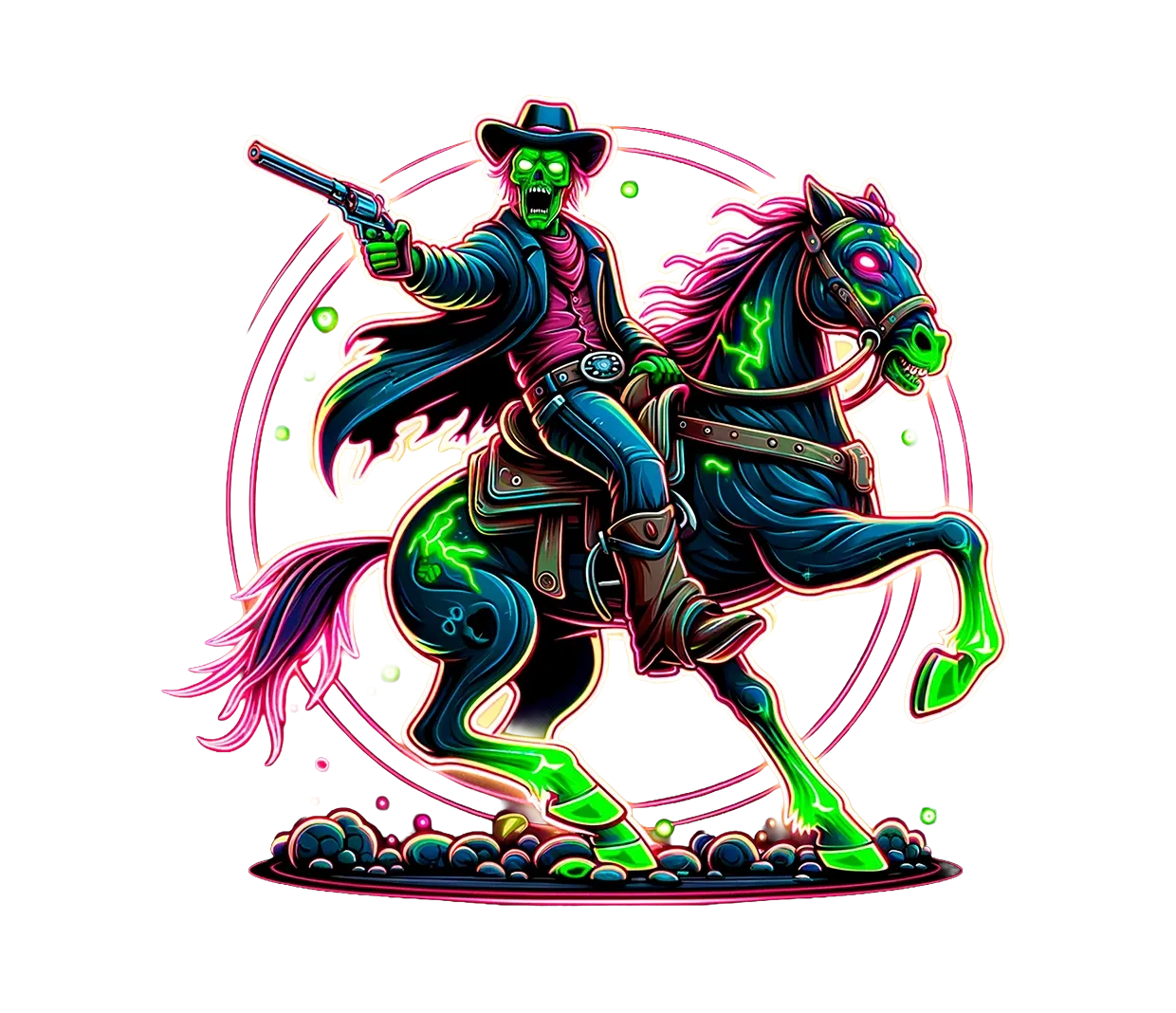 Western Zombie hero character