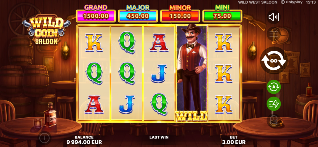 Wild Coin Saloon gameplay screenshot 2