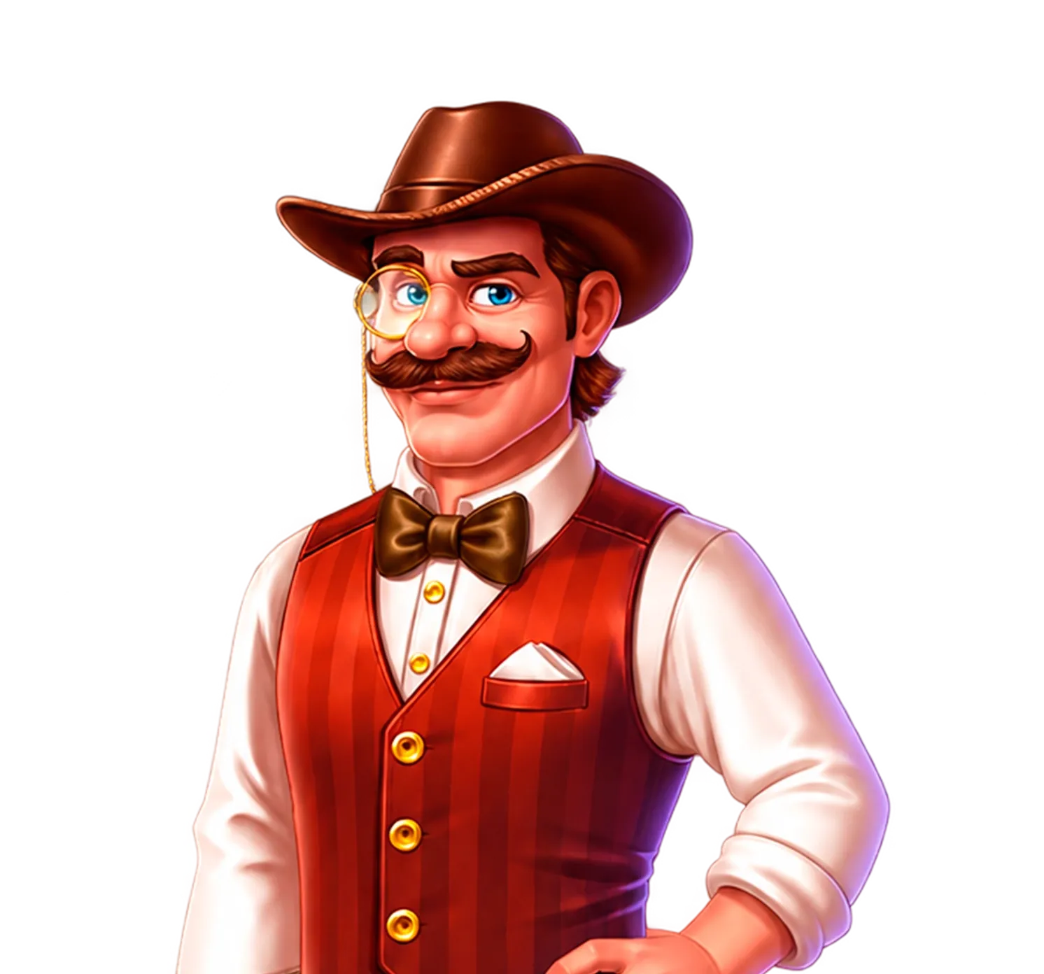 Wild Coin Saloon desktop action banner character
