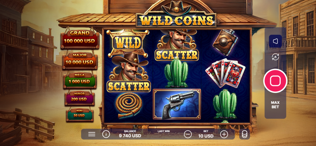 Wild Coins gameplay screenshot 2