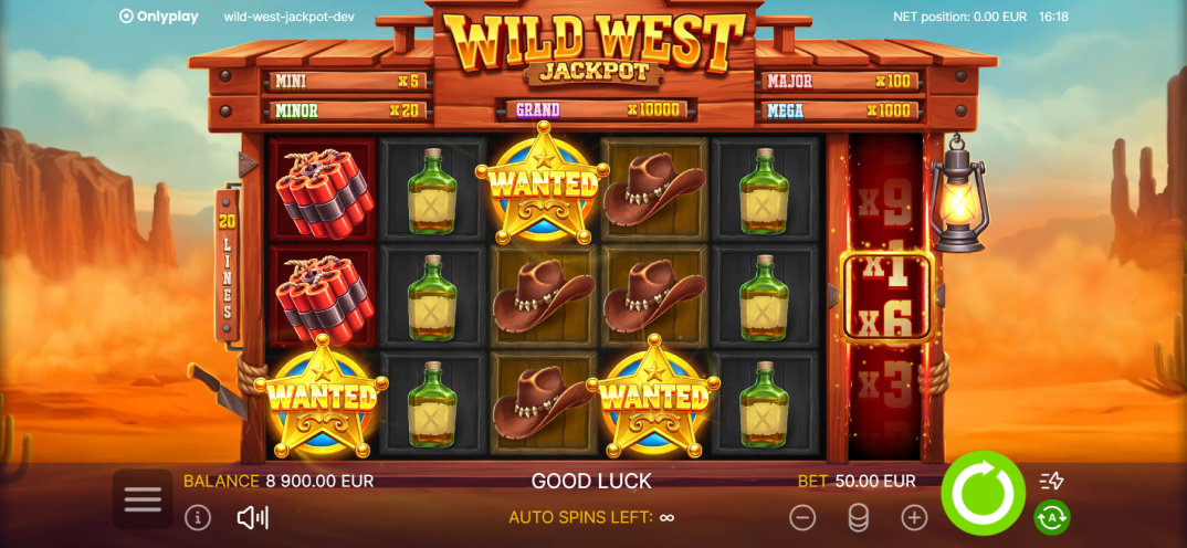 Wild West Jackpot gameplay screenshot 3