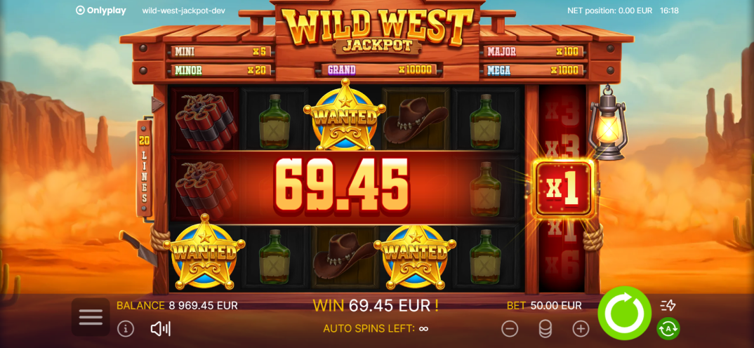 Wild West Jackpot gameplay screenshot 4