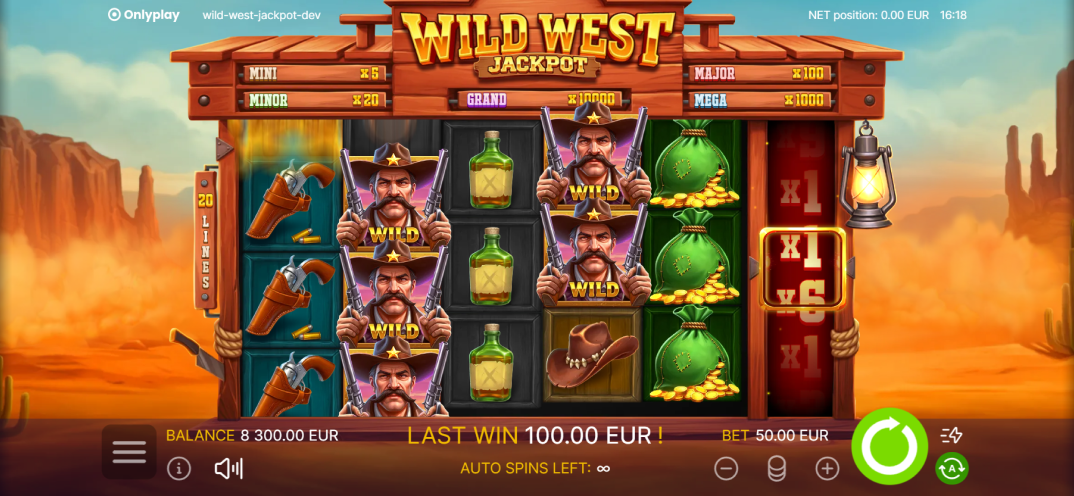 Wild West Jackpot gameplay screenshot 5