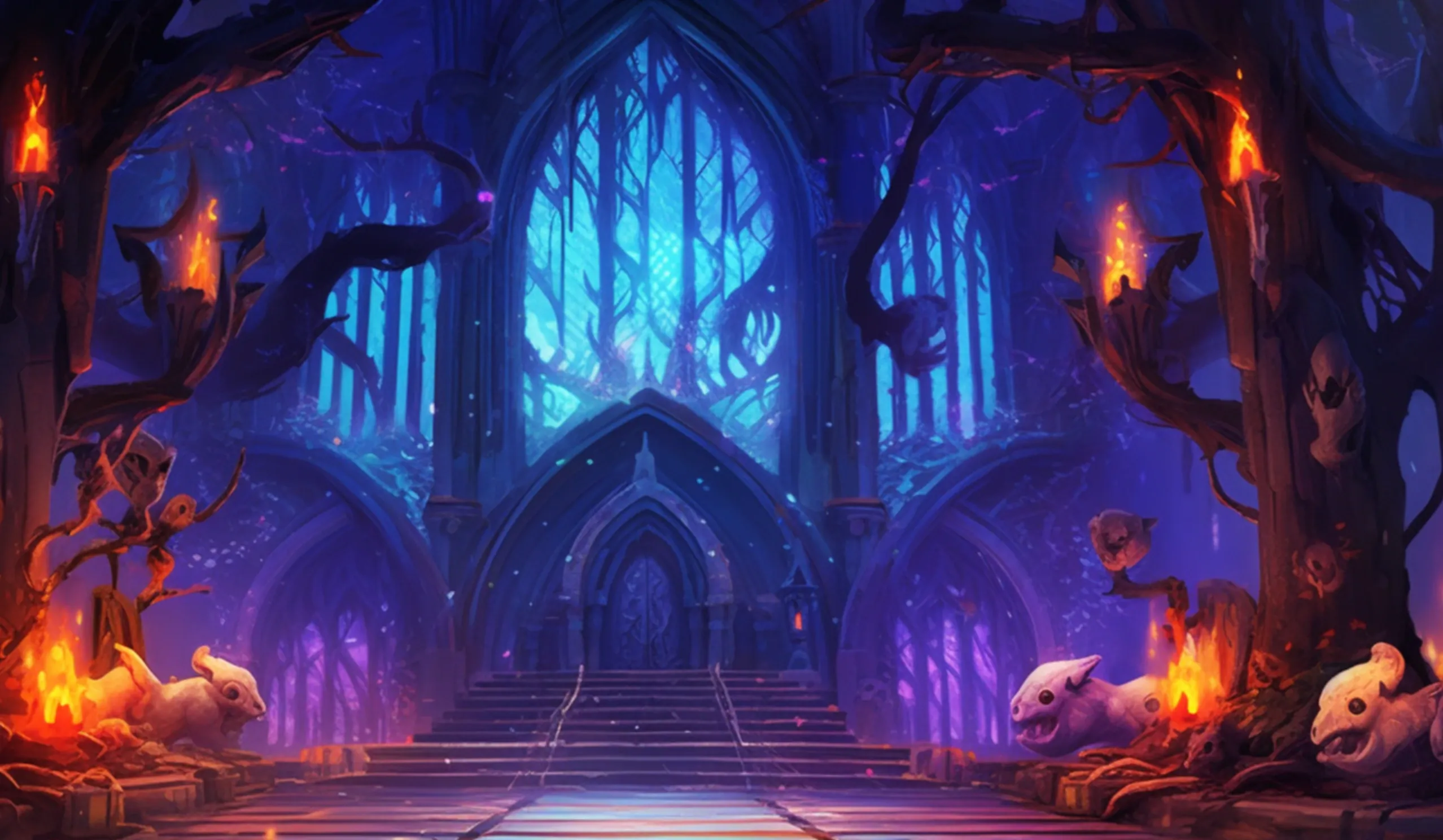 Witch’s Secret desktop action banner background