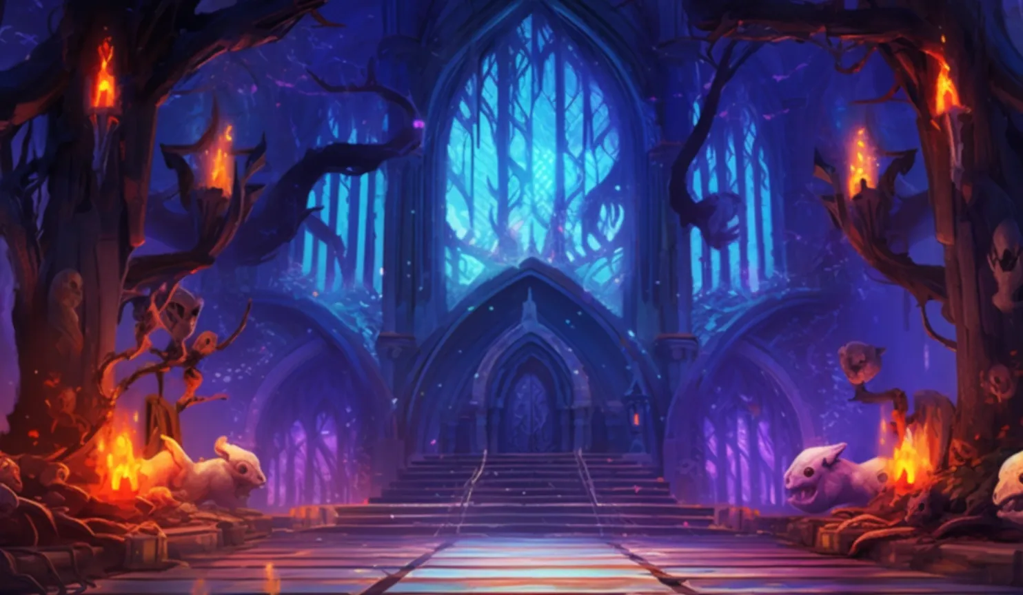 Witch’s Secret mobile action banner background