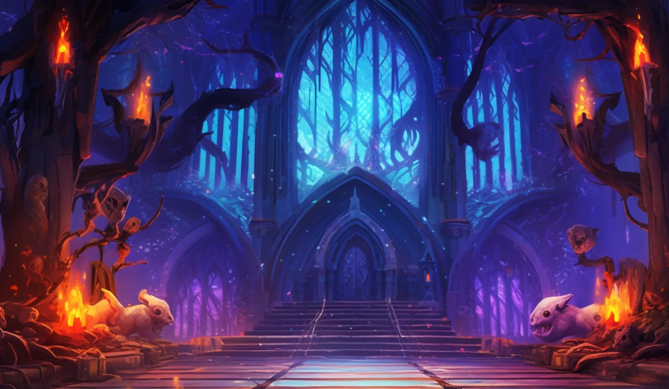 Witch’s Secret tablet action banner background