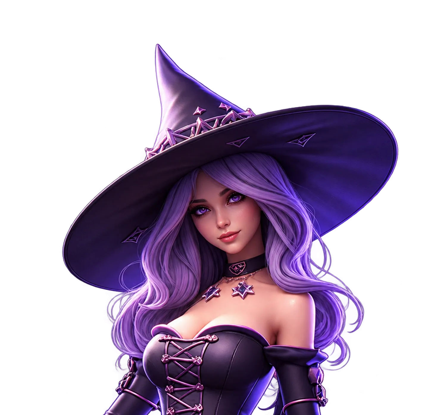 Witch’s Secret desktop action banner character