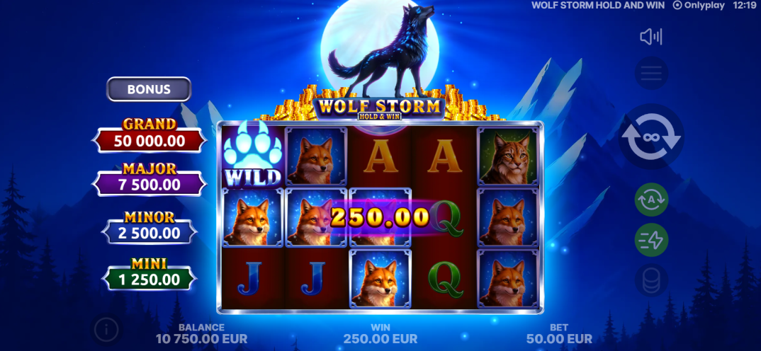 Wolf Storm: Hold & Win gameplay screenshot 3