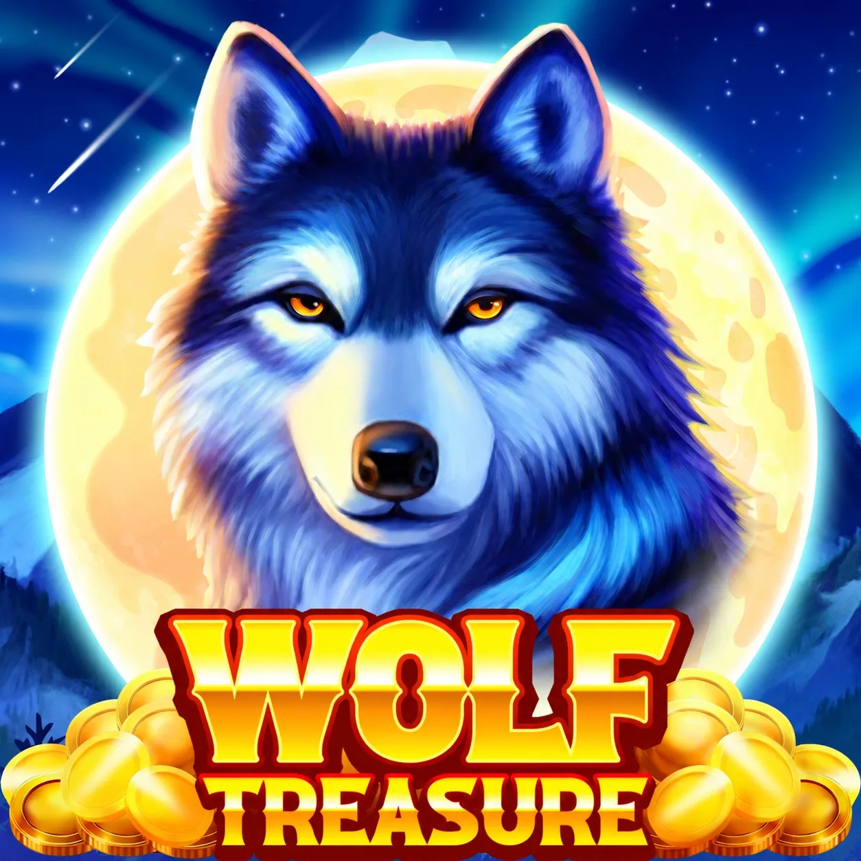 Wolf treasure game card image