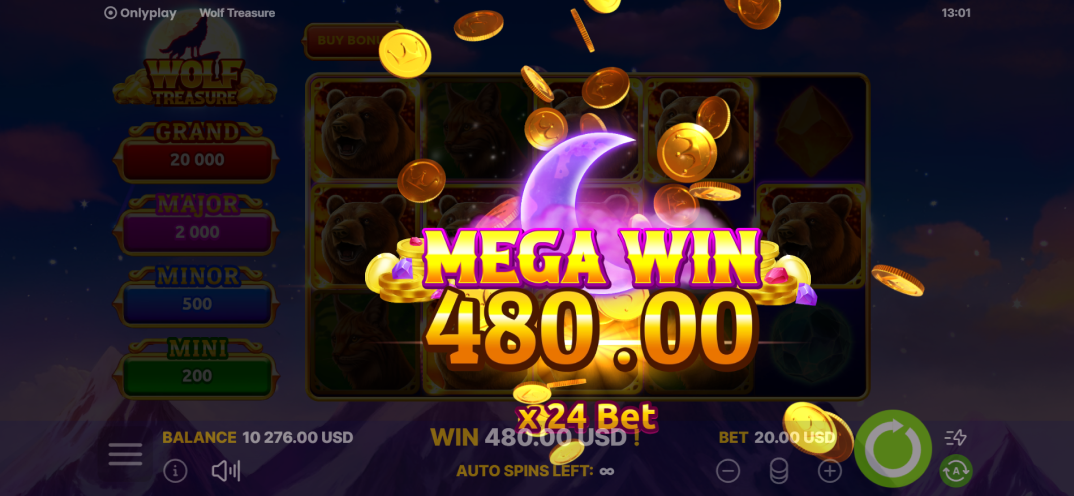 Wolf treasure gameplay screenshot 4