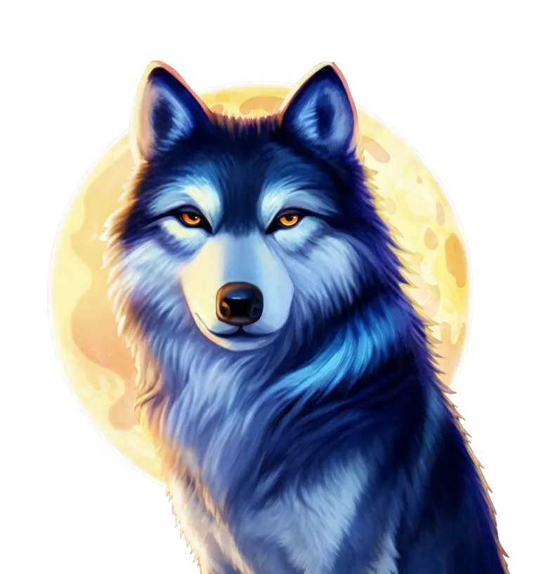 Wolf treasure mobile action banner character