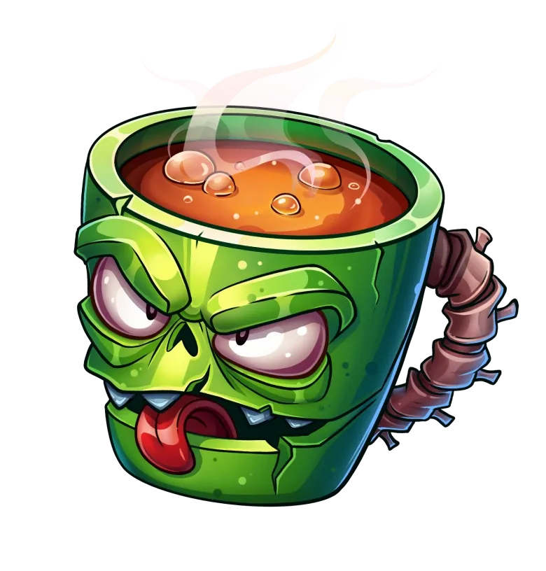 Zombolics mobile action banner character