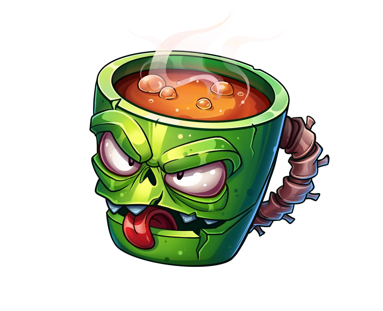 Zombolics tablet action banner character