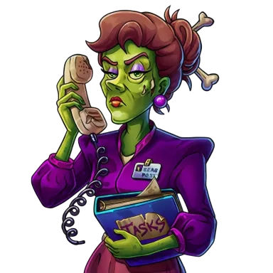 Zombolics specifications mascot
